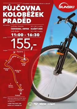 Půjčovna koloběžek Praděd